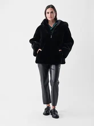 EMPORIO ARMANI | Veste réversible aspect fourrure | schwarz